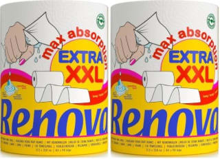 Renova Maxiabsorption rollos de cocina XXL (pack de 2) por 1,80€