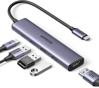 UGREEN Revodok 105 Hub USB-C 5 en 1 por 12,84€