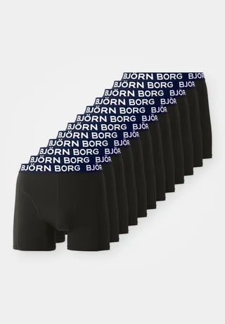 BJORN BORG Heren Set van 12 Katoen Stretch Boxers voor €64,76 dmv code bij Zalando