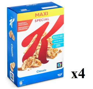 4 Paquetes de Kellogg's Special K Classic 700g por 10.15€