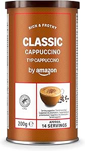 by Amazon Instant Cappuccino Classic, Dark Roast, 200g - £1.55 / £1.46 S&S