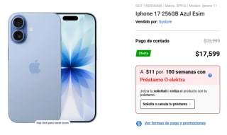 iPhone 17 256GB eSIM por $17,599 | Oferta Elektra