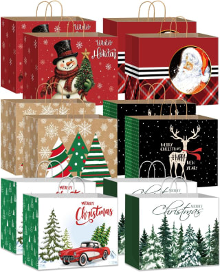DECHISY 12 Pack Gift Bags for £1.99 at Amazon