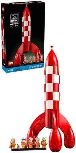 LEGO Ideas Die Mondrakete von Tim und Struppi (21367) voor €118,89 bij Amazon