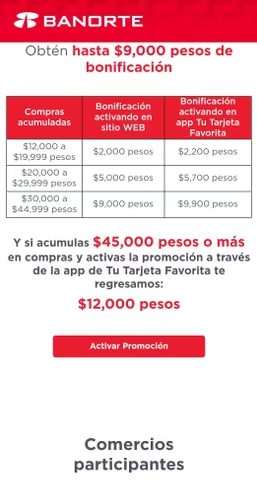 Hasta $12,000 de Bonificación | Banorte Hot Sale 2026