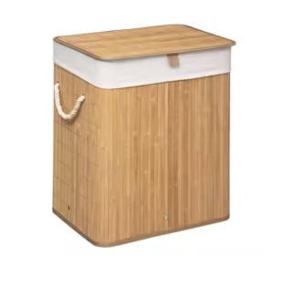 Cesto para Ropa Sucia de Bambú Factory Cuadros por 13,61€
