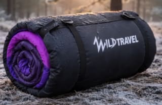 Saco De Dormir Extremo Wild Travel -15° Morado y Rosa 1800g por $29.990 en Sodimac