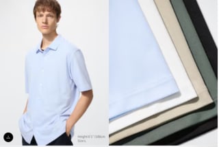 Polo AIRism en piqué de coton à 19,90€