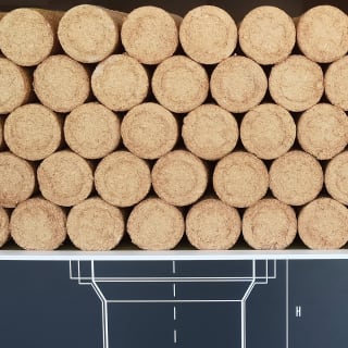 Woodstock bûche de bois densifiée 7,5 kg (lot de 5) pour 2,99€ chez Castorama