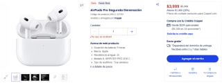 AirPods Pro 2da Gen por $3,999 | Coppel