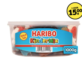 3 Haribo Uitdeelzakjes en/of silo's voor €15 bij kruidvat