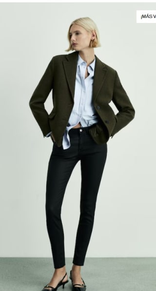 Jeans Pushup skinny encerados para Mujer por 5.99€