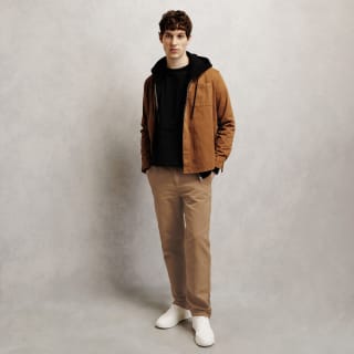 Pantalon loose en coton lin à 15€