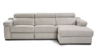 Sofá 3 plazas chaiselongue derecha con arcón y 1 asiento relax eléctrico por 935€