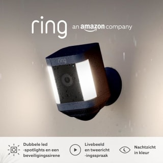 Ring Spotlight Camera Plus op batterij voor €99,99 bij Amazon
