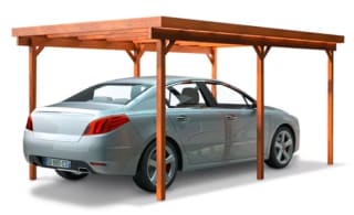 Carport en pin traité 3 m x 5 au prix de 202,84€