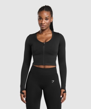 Lift Seamless Zip Up Jacket voor €19,50 bij Gymshark