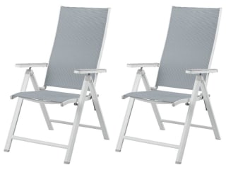 LIVARNO HOME set van 2 verstelbare tuinstoelen Houston voor €49,99 bij Lidl
