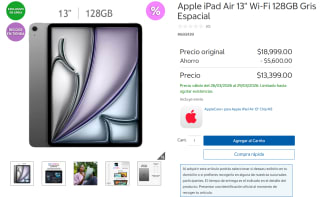 iPad Air M3 13" 128GB por $13,399 | Oferta Costco