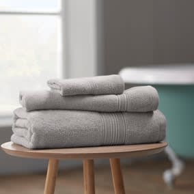 Zero Twist Terry Reverse Towel from £0.37 at Dunelm