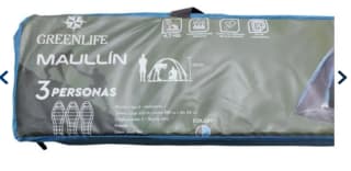 Carpa Greenlife Impermeable 3 Personas Maullín Azul $32.090 solo en Dimarsa, Chile