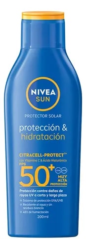 Protector Solar NIVEA SUN FPS50+ 200ml por $188 | Oferta Mercado Libre