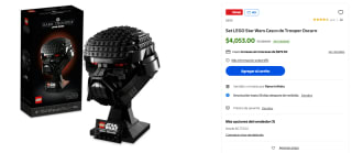 LEGO Star Wars Casco Trooper Oscuro por $4,053 | Walmart