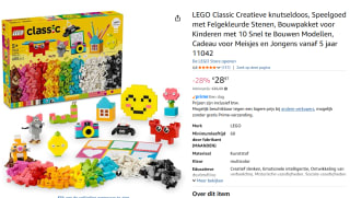 LEGO Classic Creatieve knutseldoos bouw voor €25,41 bij Amazon
