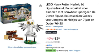 Lego Harry Potter™ #76425 Hedwig™ bij Ligusterlaan 4 voor €12 bij Amazon