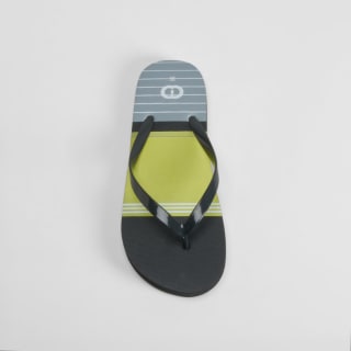 Chancla de dedo tricolor lima y negra COCONUT/también azul por 1.99€