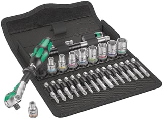 Wera 8100SA6 8100 SA 6 Zyklop 28-delige Dopsleutelset - 1/4'' voor €82,97 bij Amazon