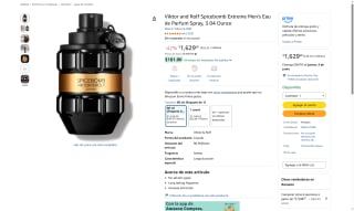 Perfume Viktor & Rolf Spicebomb Extreme 90ml por $1,629 | Oferta Amazon