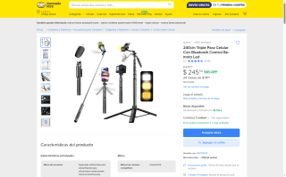 Tripie Celular Bluetooth por $246 | Mercado Libre