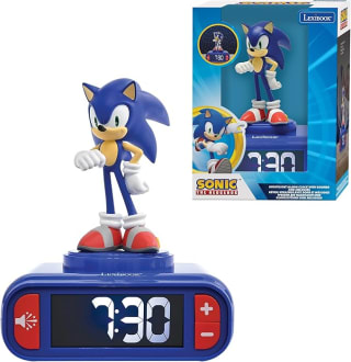 LEXIBOOK, Sonic The Hedgehog, Reloj Despertador con Luz Nocturna por 29.69€