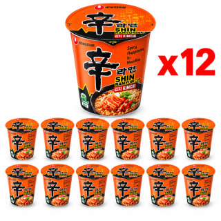 Nongshim Shin Ramyun Cup Kimchi 12 x 75 g por 4.99€