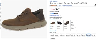 Skechers Garza Gervin CDB voor €44,75 bij Amazon
