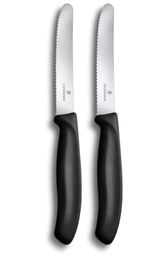 Lot de 2 Couteaux D'Office avec Tranchant Denté Victorinox Swiss Classic à 7,99€