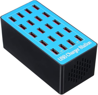 docooler 20 Puertos Cargador USB con Adaptador Estación Carga Universal por 22,99€