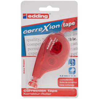 Cinta correctora Edding 10 metros por 0.98€ (tiendas físdicas)