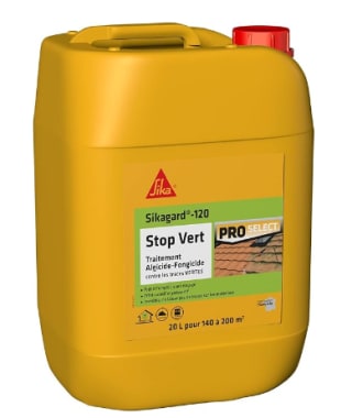 Traitement algicide et fongicide SIKA Sikagard 120 Stop Vert à 33,35€