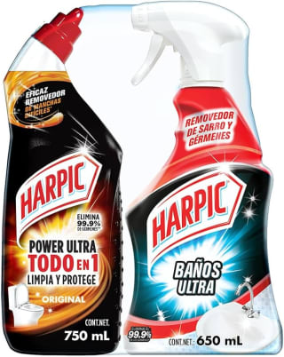 Harpic Desinfectante Todo en 1 + Limpiador por $58 | Oferta Amazon