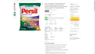 Persil Detergente en Polvo Colores Vivos 4.5KG en $126 | Descuento Amazon