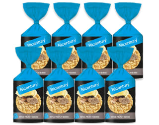 8 Paquetes de Bicentury - Tortitas de maíz sabor setas, trufa & queso por 12.12€