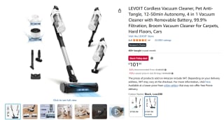 Levoit draadloze stofzuiger voor €101,99 bij Amazon