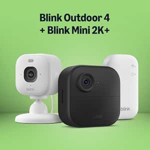Blink Outdoor 4 Cámara + Blink Mini 2K+ Cámara por 24.99€