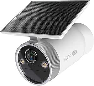 Tapo C465 Cámara de Seguridad Exterior 4K con Panel Solar Integrado por 89,99€
