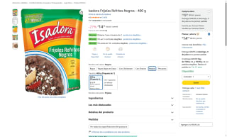 Frijoles Refritos Negros Isadora 400g por $9 | Oferta Amazon