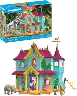 PLAYMOBIL Dieren & Friends Kleurrijke dierenvilla voor €63,26 bij Amazon
