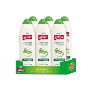 La Toja Gel Crema de Ducha Aloe Vera 6 x 600 ml por 9.99€