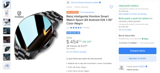 Smart Watch Sport i29 1.39" por $473 | Rebaja Mercado Libre